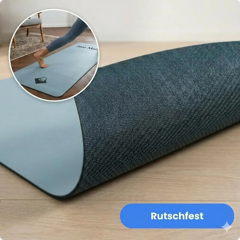 Yogamatte - PUREFLOW PRO | Naturkautschuk & PU-Leder | 4,5 mm