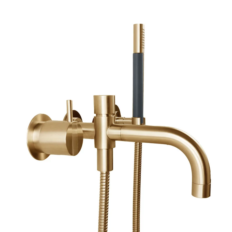 Vola Badewannenarmatur mit Handbrause 2141DT8