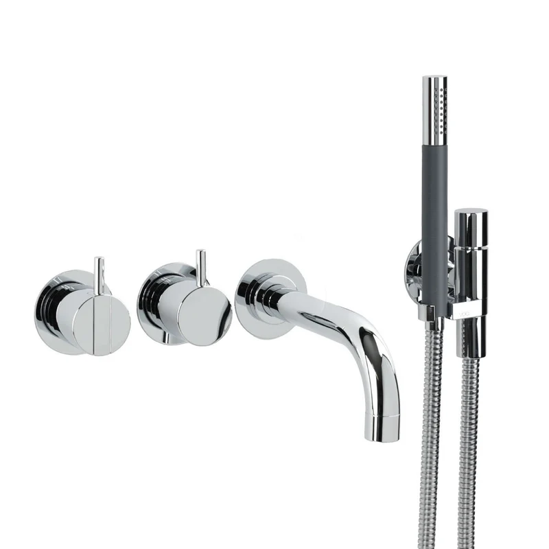 Vola Badewannenarmatur mit Handbrause 2411C-071