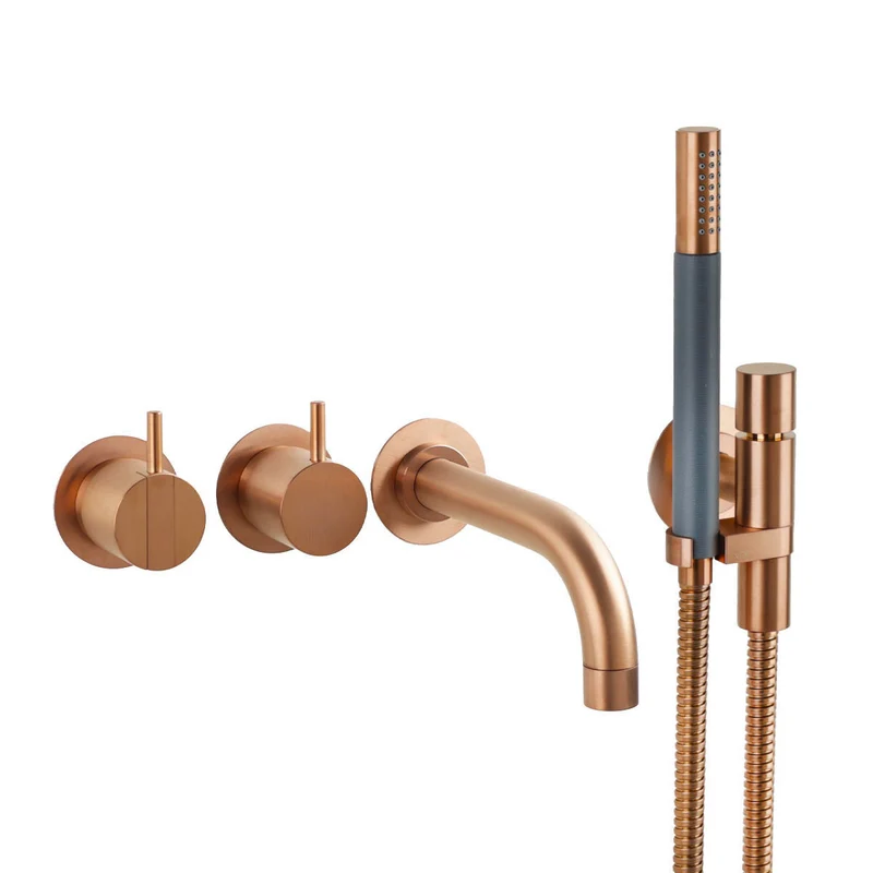 Vola Badewannenarmatur mit Handbrause 2411C-071