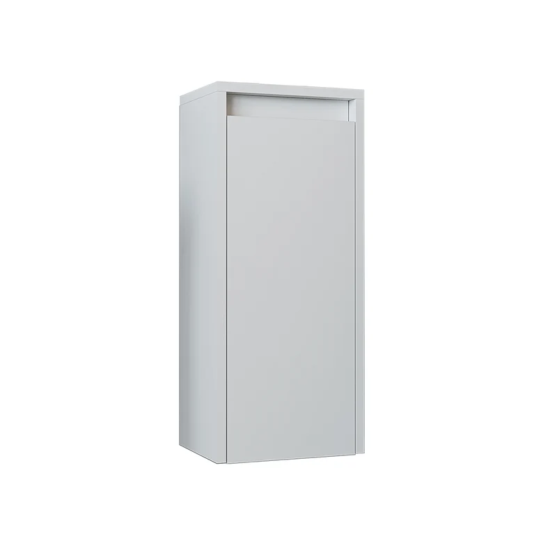 Roomart Badezimmer Seitenschrank, 30 cm, hängend mit Tür und offenem Fach, in 5 Farben