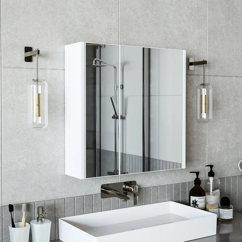 Roomart Badezimmer Spiegelschrank, 60 oder 80 cm, mit Soft-Close-Türen, in 3 Farben