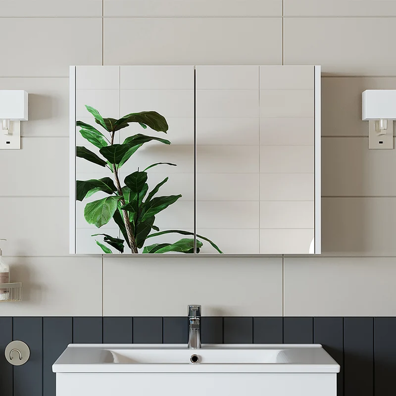 Roomart 4-teiliges Badmöbel-Set ATRIA, 100 cm, mit Spiegelschrank und Hochschrank, in 4 Farben