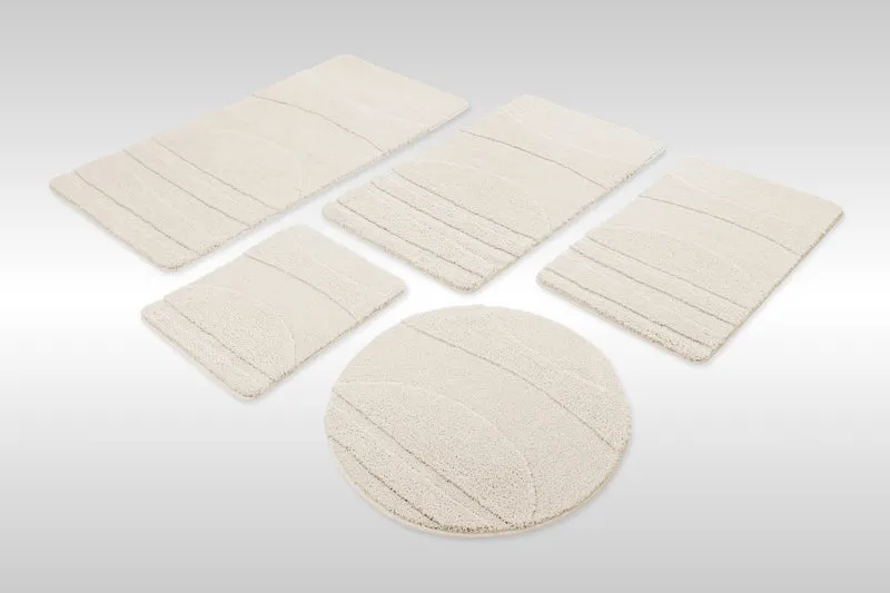 Badteppich Creme Weiß "Marc" WECONhome