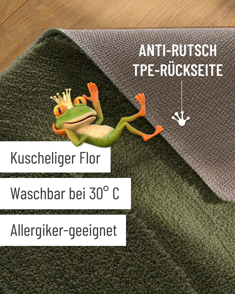 Badteppich Kiefer Grün "Marc" WECONhome