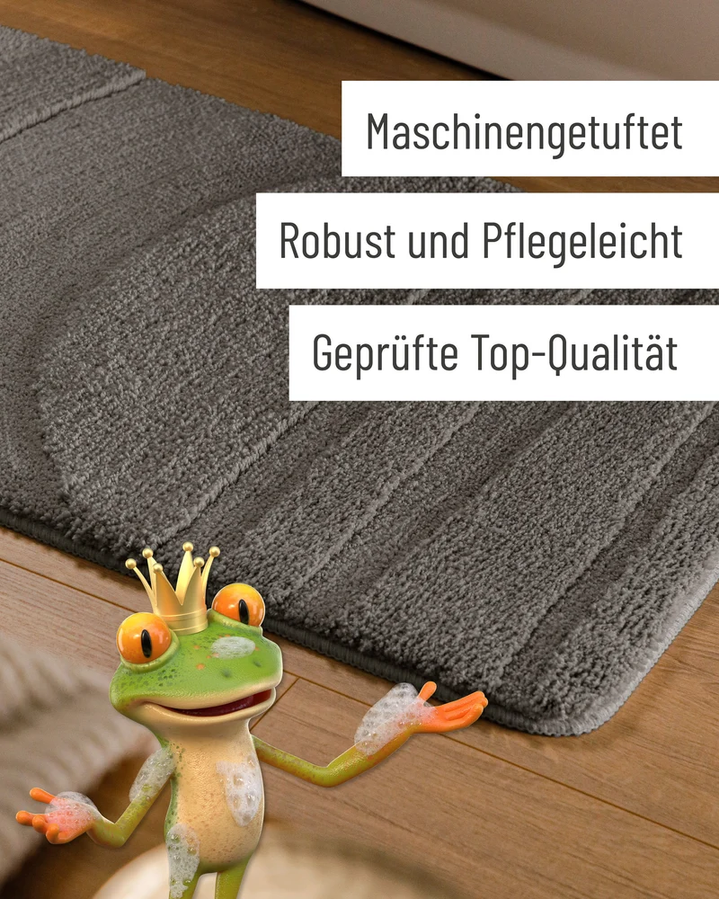 Badteppich Basalt Grau "Marc" WECONhome