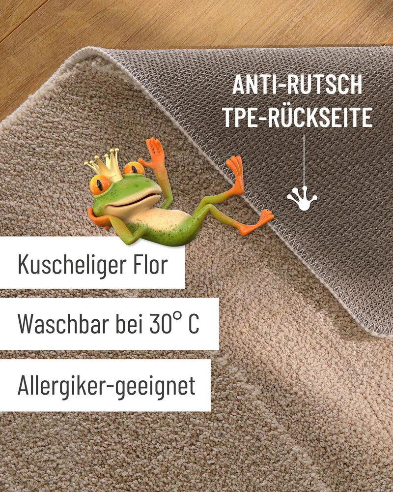 Badteppich Sand Beige "Marc" WECONhome