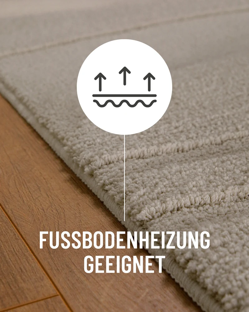 Badteppich Seiden Grau "Marc" WECONhome