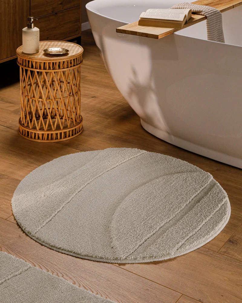 Badteppich Seiden Grau "Marc" WECONhome