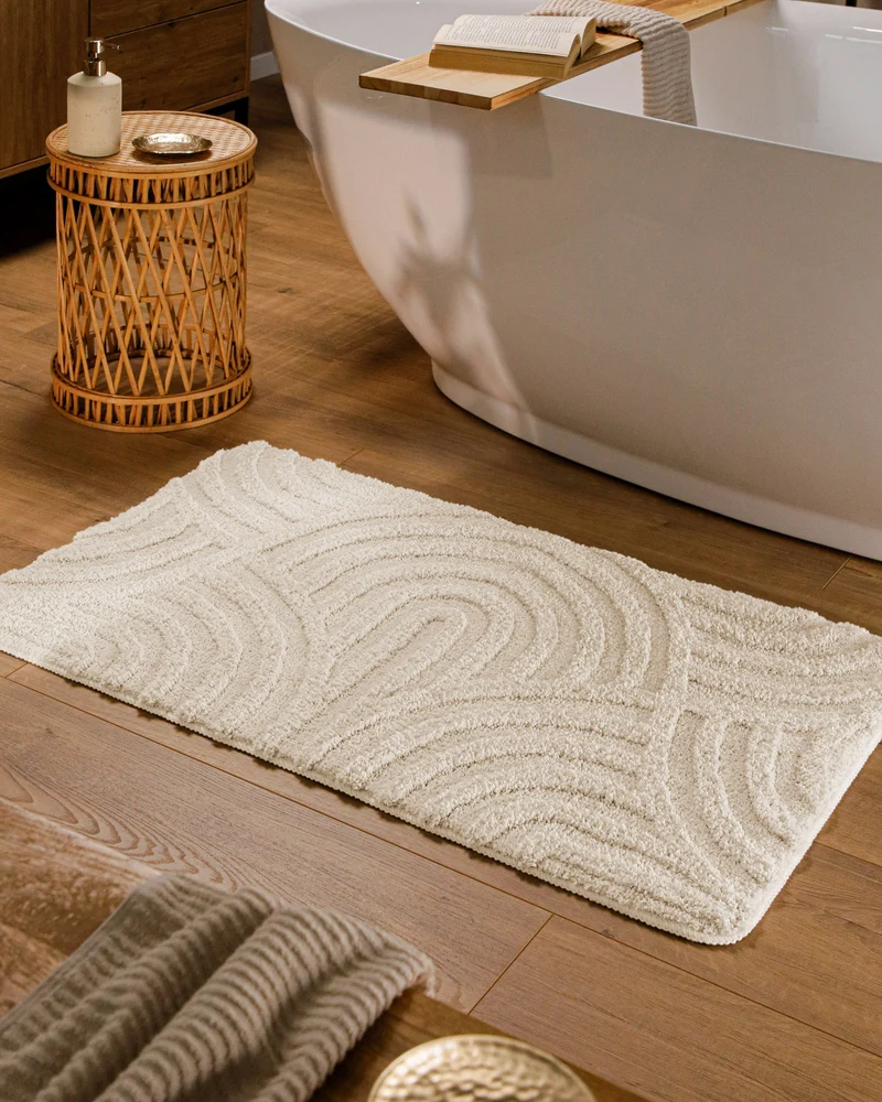 Badteppich Creme Weiß "Fiete" WECONhome