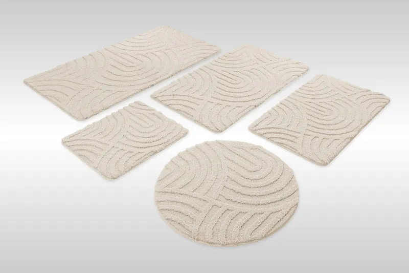 Badteppich Creme Weiß "Fiete" WECONhome