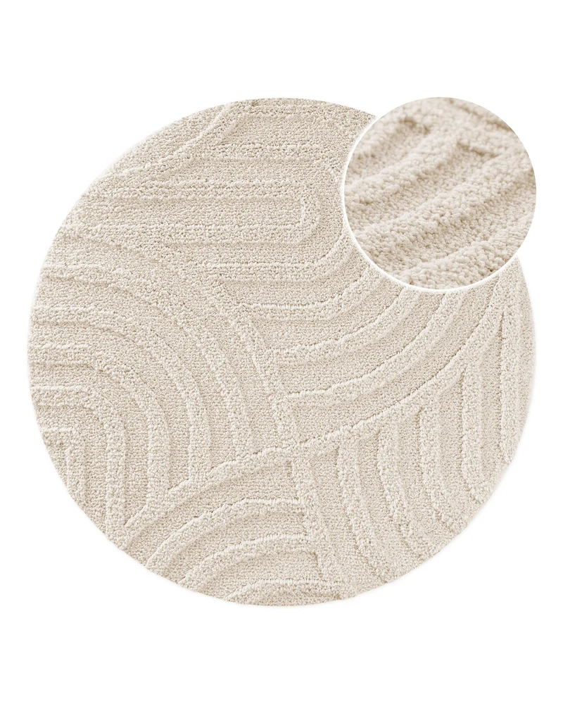 Badteppich Creme Weiß "Fiete" WECONhome
