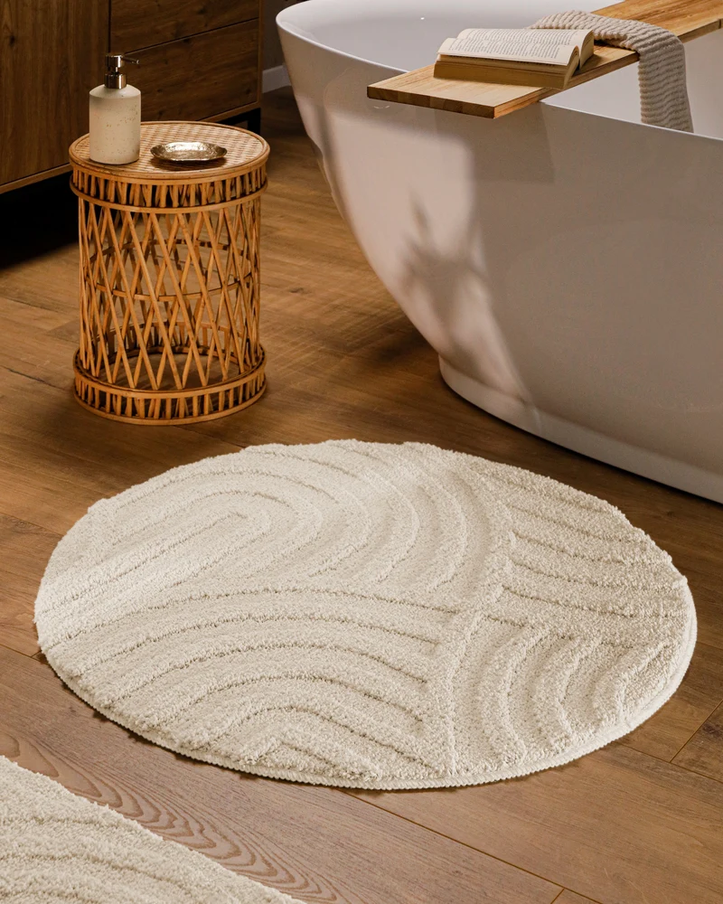 Badteppich Creme Weiß "Fiete" WECONhome