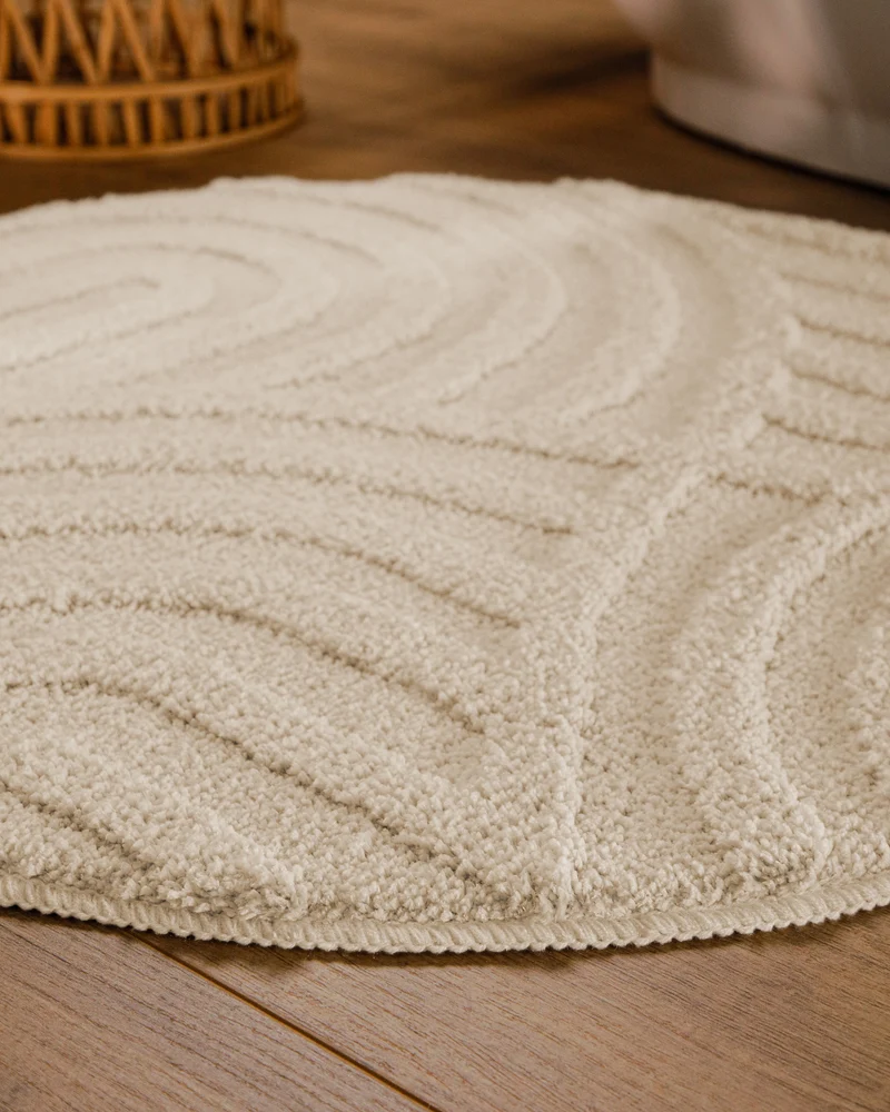 Badteppich Creme Weiß "Fiete" WECONhome
