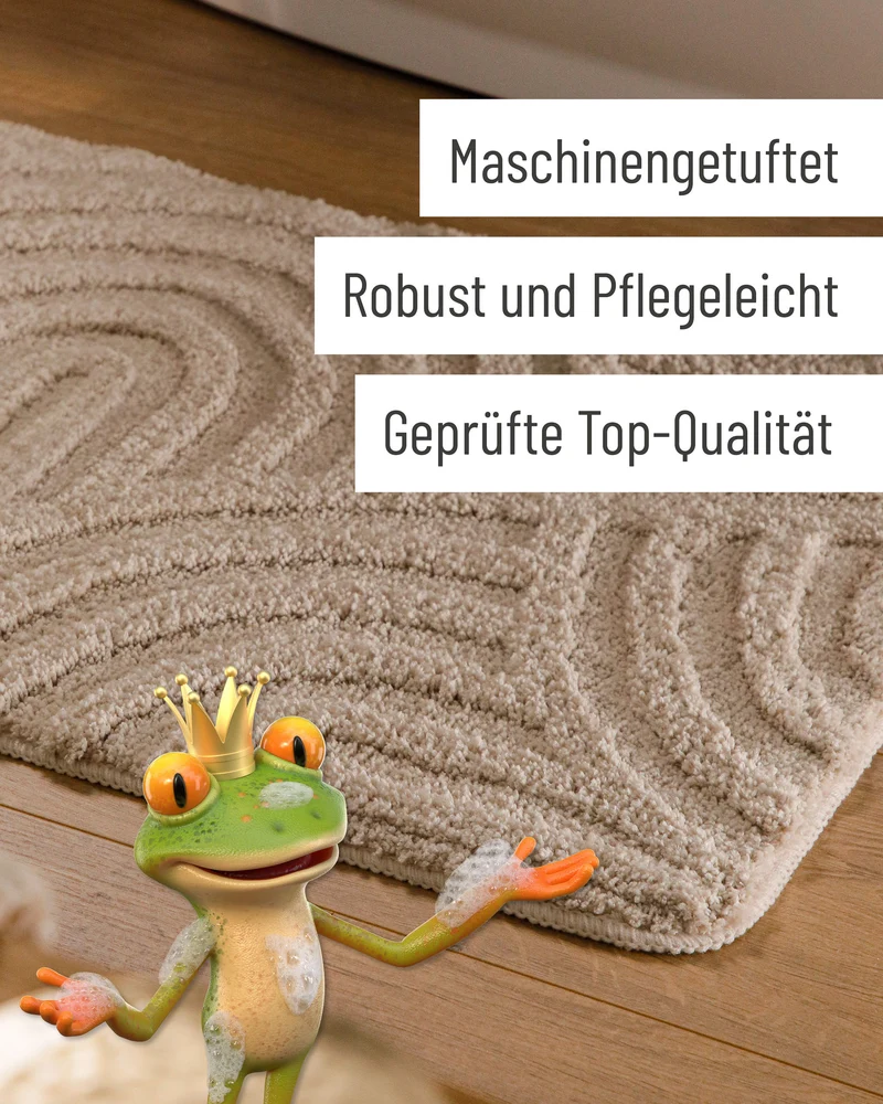 Badteppich Sand Beige "Fiete" WECONhome
