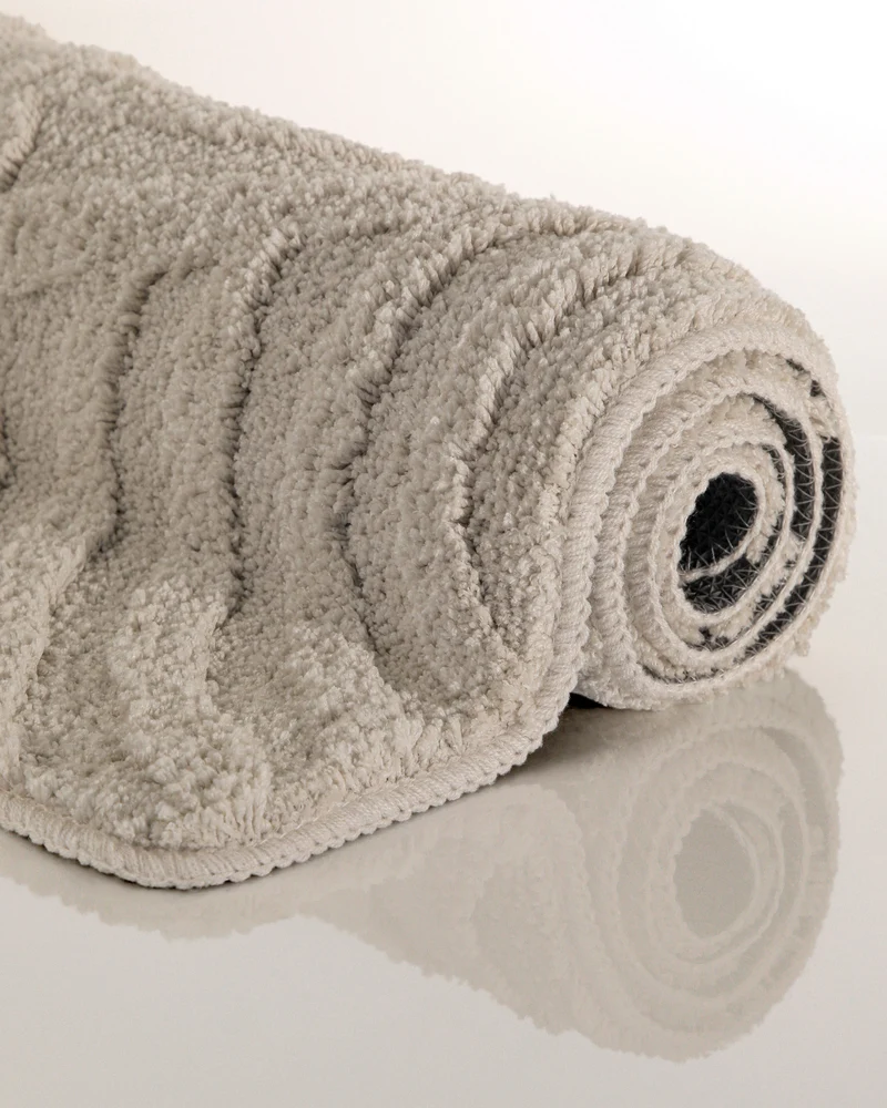 Badteppich Seiden Grau "Fiete" WECONhome