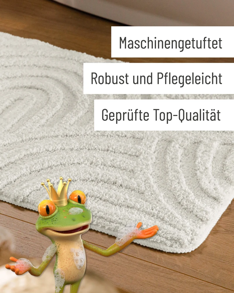 Badteppich Weiß "Fiete" WECONhome