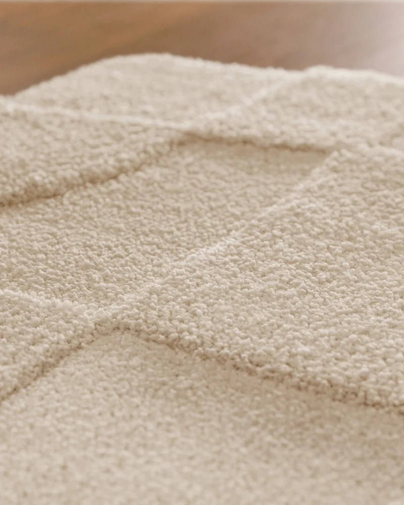 Badteppich Creme Weiß "Davie" WECONhome