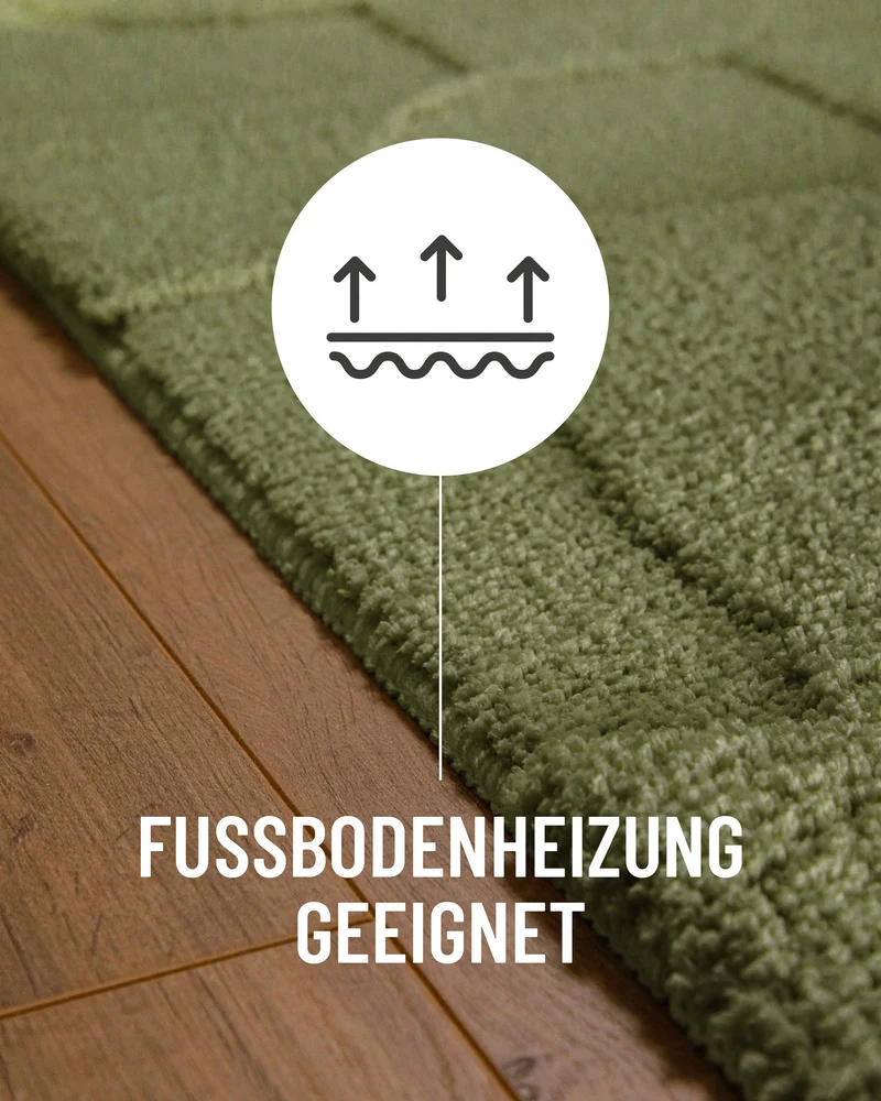 Badteppich Reseda Grün "Davie" WECONhome
