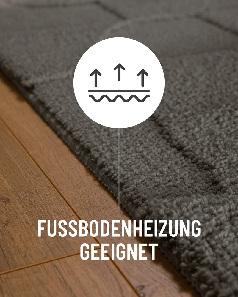 Badteppich Basalt Grau "Davie" WECONhome
