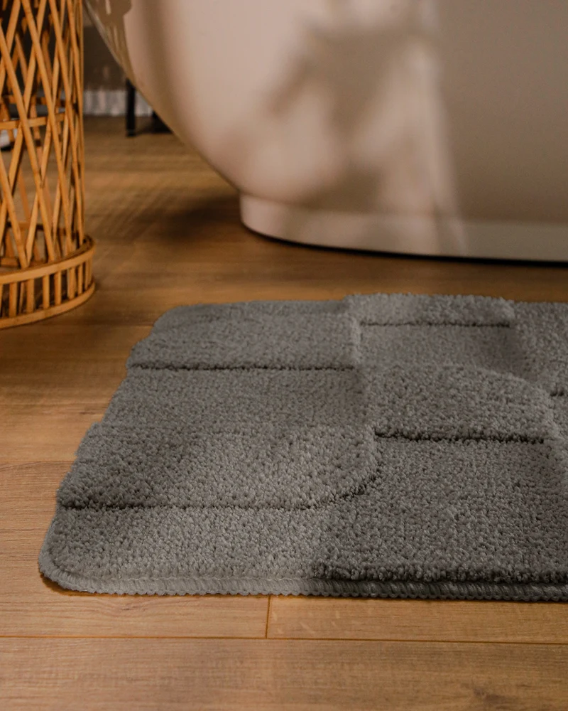 Badteppich Basalt Grau "Davie" WECONhome