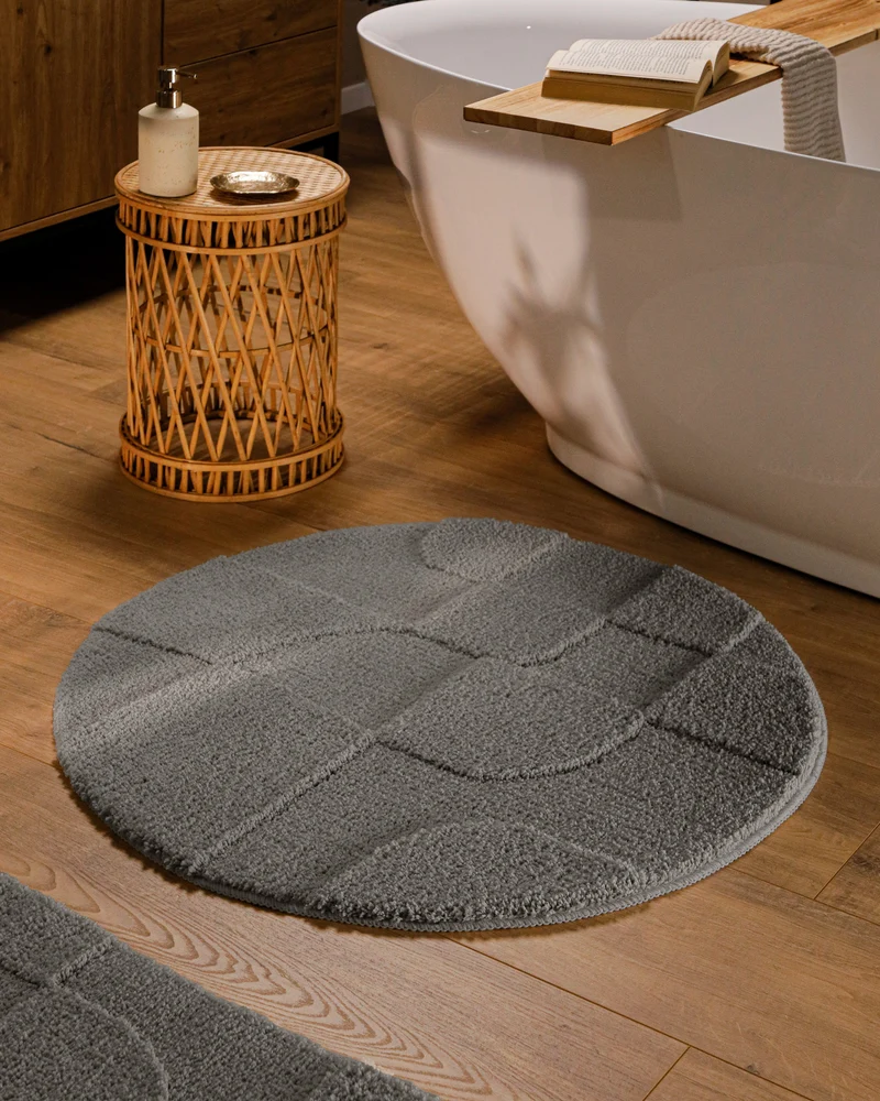 Badteppich Basalt Grau "Davie" WECONhome