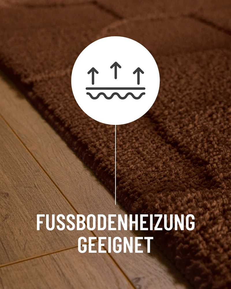 Badteppich Nuss Braun "Davie" WECONhome