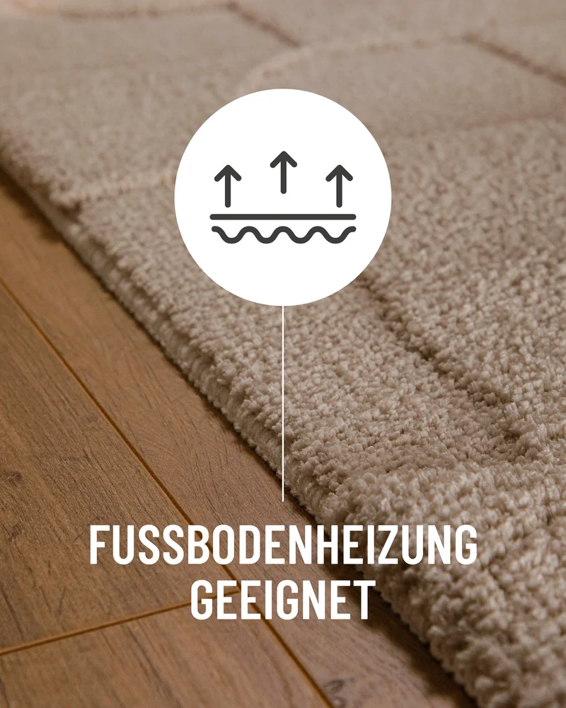 Badteppich Sand Beige "Davie" WECONhome