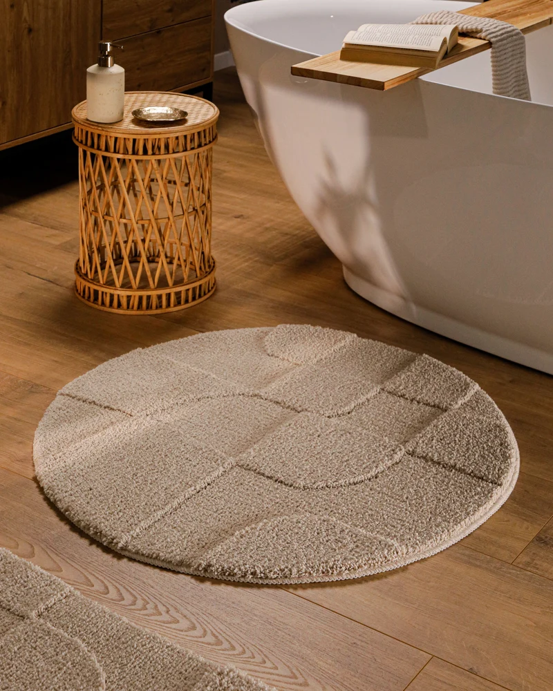 Badteppich Sand Beige "Davie" WECONhome