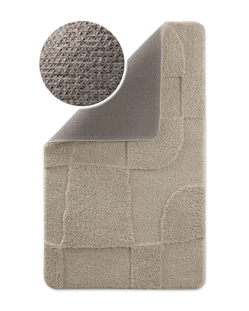Badteppich Seiden Grau "Davie" WECONhome