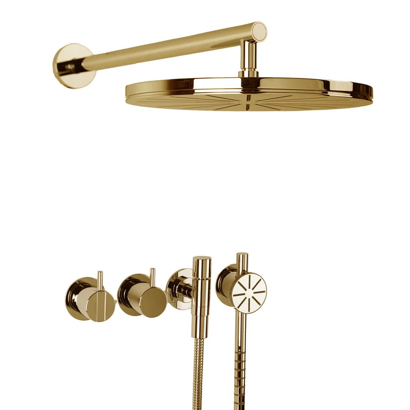 Vola Regendusche mit Rundkopfhandbrause 2471S-061