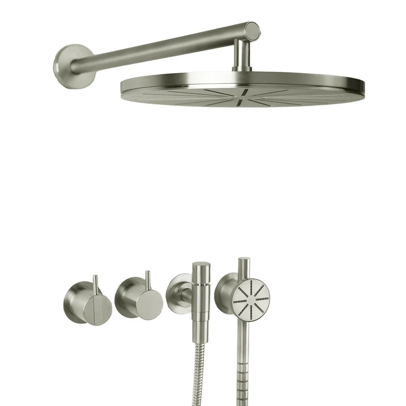 Vola Regendusche mit Rundkopfhandbrause 2471S-061