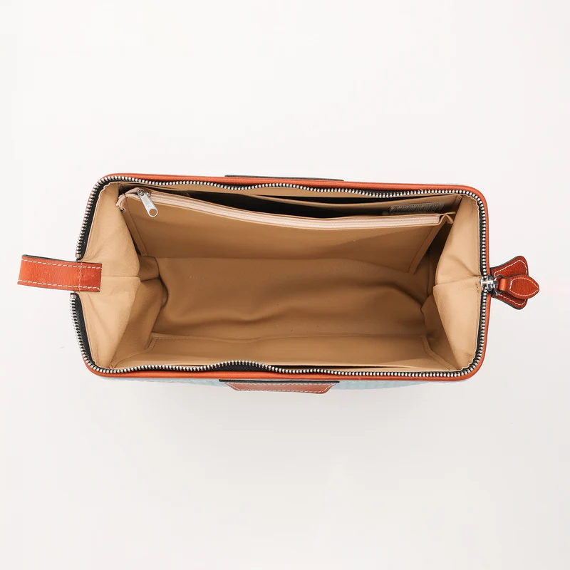 Kulturtasche Mousetrap High (L) - hellblau/ coxorange