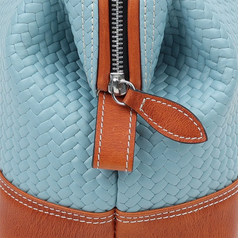 Kulturtasche Mousetrap High (L) - hellblau/ coxorange