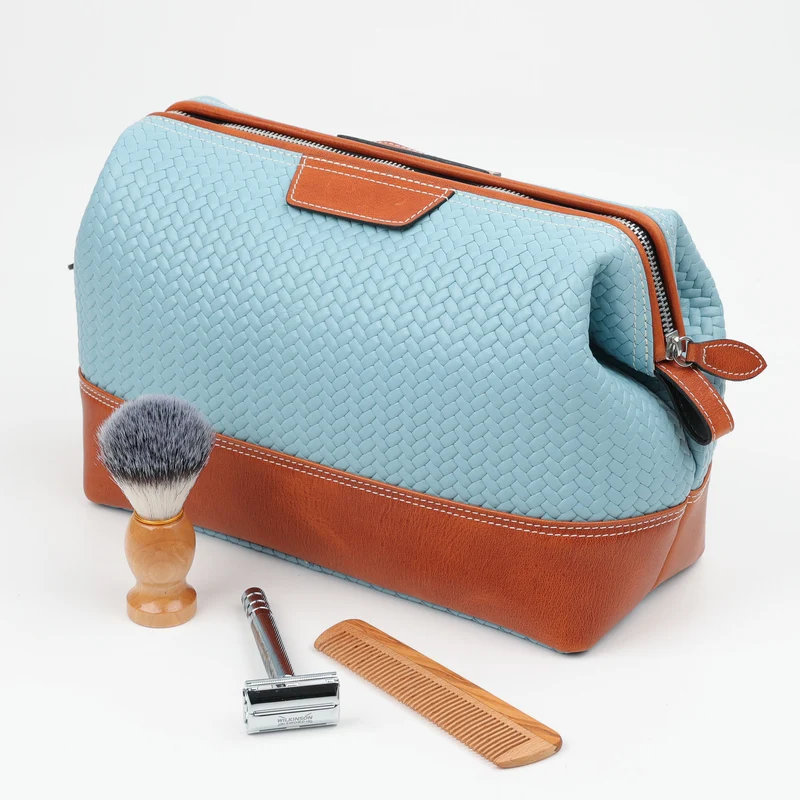 Kulturtasche Mousetrap High (L) - hellblau/ coxorange