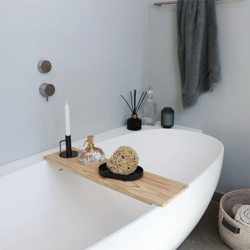 Badewannenablage Altholz