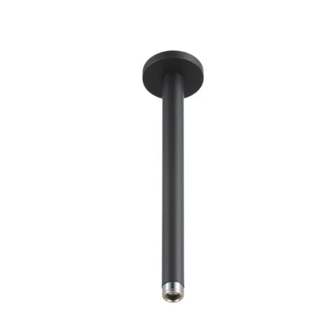 Brausearm für die Deckenmontage, rund, 120, 240 oder 360 mm, verchromt oder schwarz matt