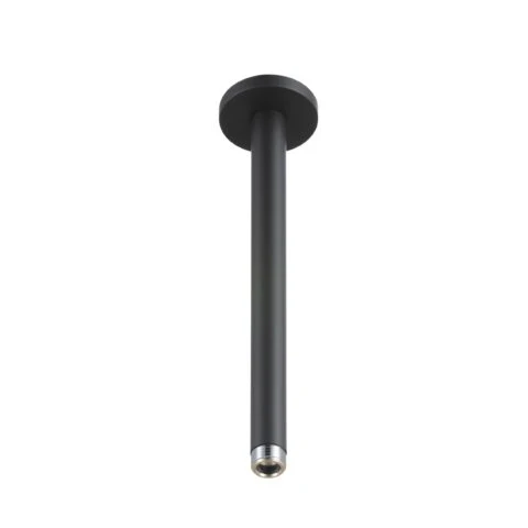 Brausearm für die Deckenmontage, rund, 120, 240 oder 360 mm, verchromt oder schwarz matt
