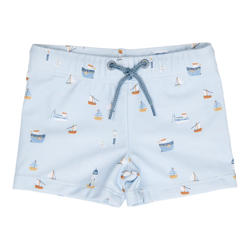 Badehose Sailors Bay Blue Little Dutch