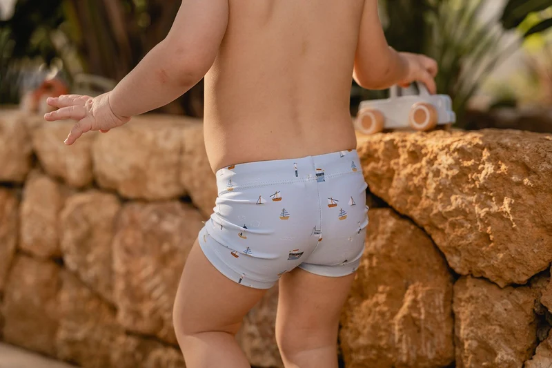 Badehose Sailors Bay Blue Little Dutch