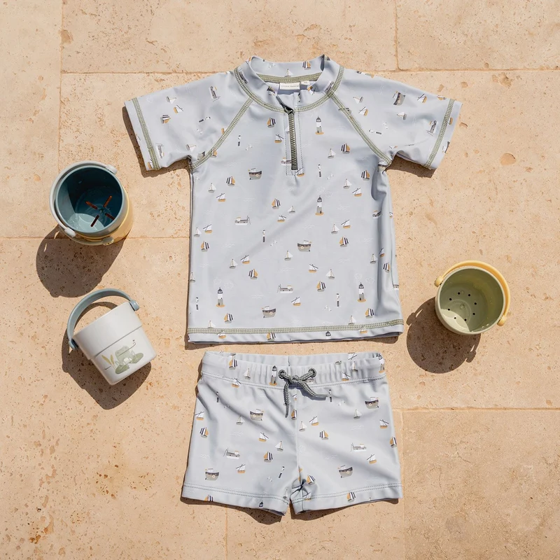 Badehose Sailors Bay Olive Little Dutch
