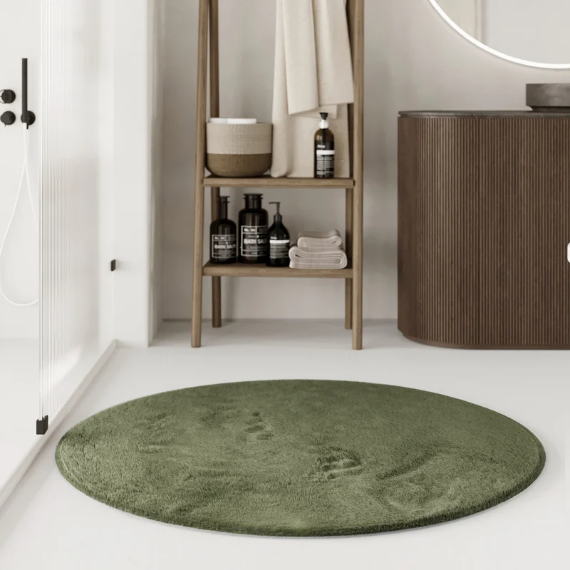 Badteppich Oliv Grün "Emil" WECONhome Basics