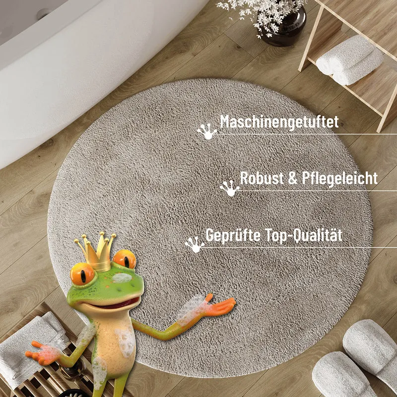 Badteppich Greige "Erik" WECONhome Basics