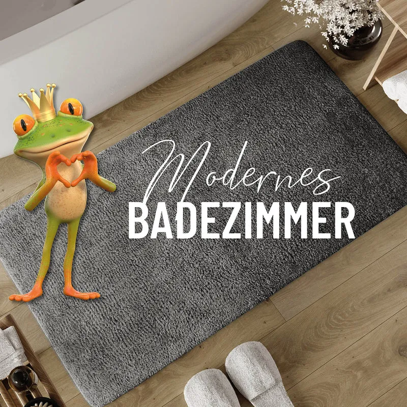 Badteppich Granit Grau "Erik" WECONhome Basics