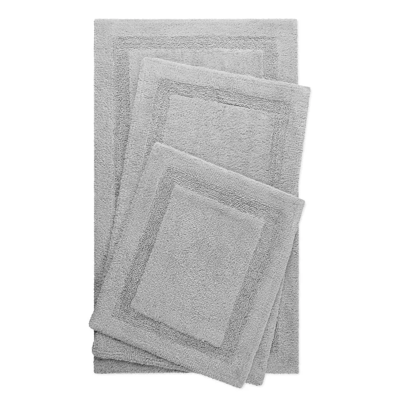 Badteppich Licht Grau "Knut" WECONhome Basics