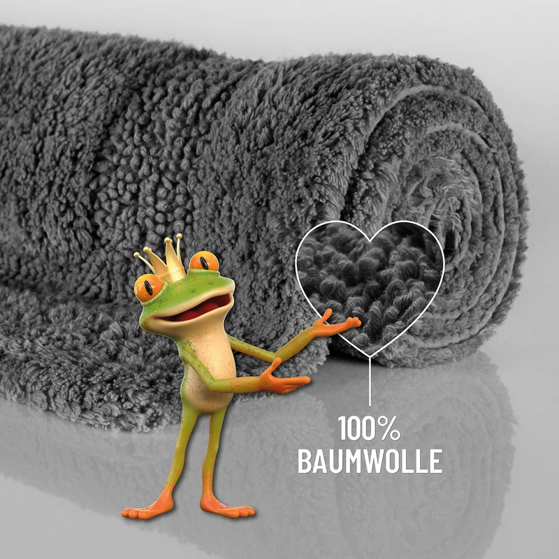 Badteppich Granit Grau "Knut" WECONhome Basics