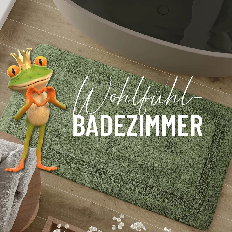 Badteppich Grün "Knut" WECONhome Basics