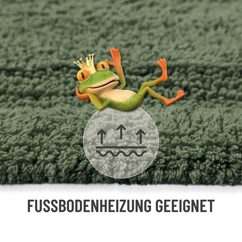 Badteppich Grün "Knut" WECONhome Basics