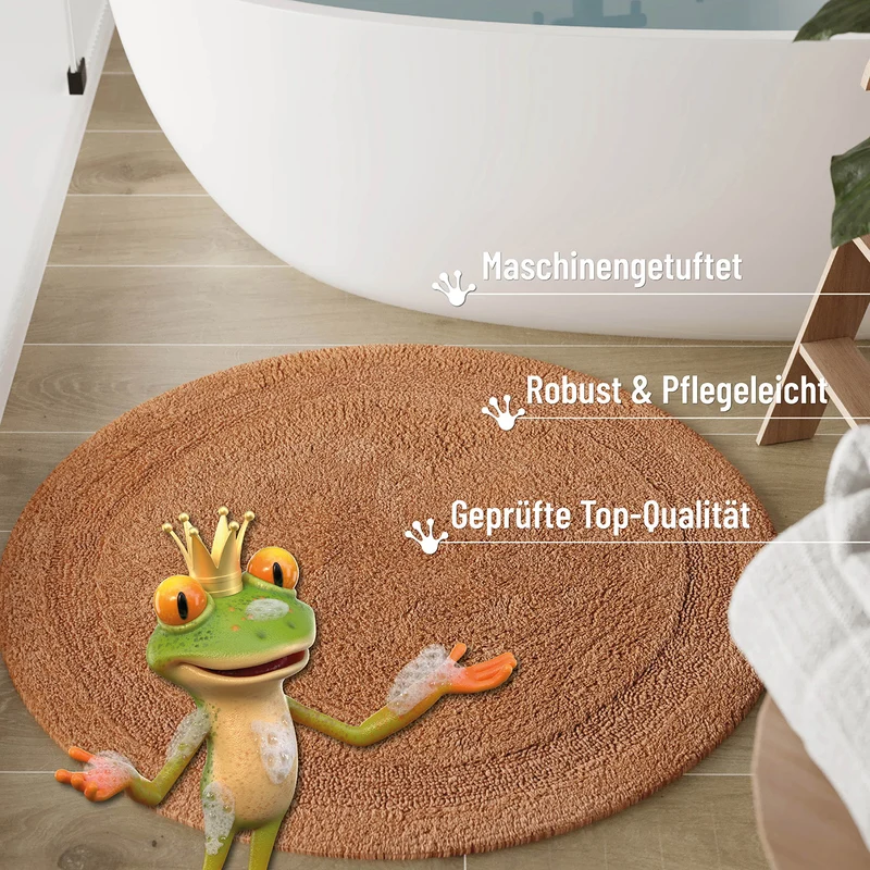 Badteppich Terrakotta "Knut" WECONhome Basics