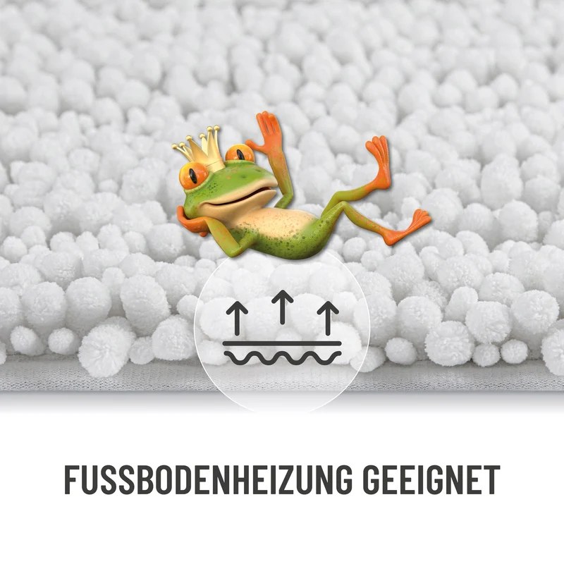 Badteppich Weiß "Benno" WECONhome Basics